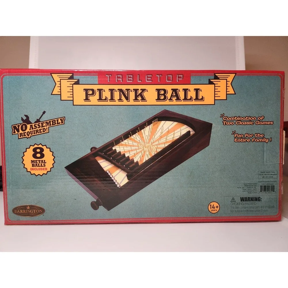BRAND NEW Tabletop Plink Ball Game Authentic Arcade Fun Family Entertainment!